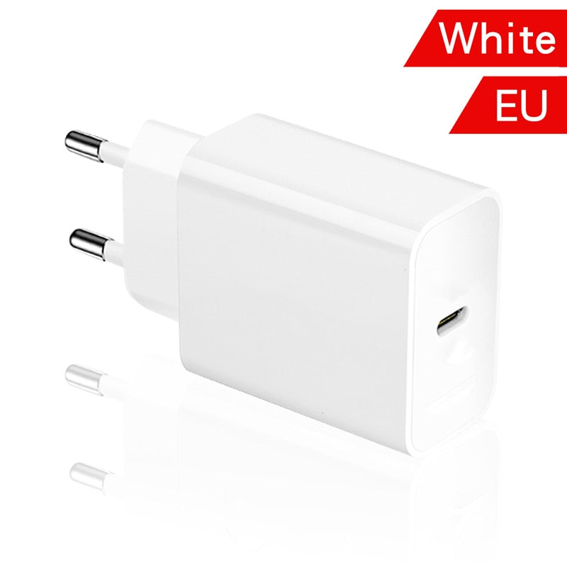 Original 30W Charger Fast Charging For iPhone 14 13 12 11 Pro Max X XS XR 8Plus AirPods Quick Adapter USB Type C To iPhone Cable