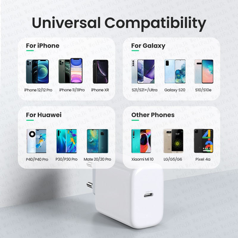 Original 30W Charger Fast Charging For iPhone 14 13 12 11 Pro Max X XS XR 8Plus AirPods Quick Adapter USB Type C To iPhone Cable